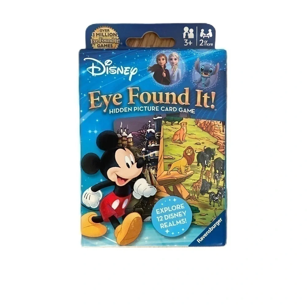 Disney Eye Found It Hidden Picture Card Game NEW Mickey Mouse World Land Cruise